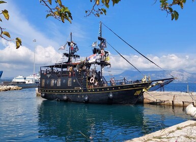 Ville de Corfou : Croisière côtière de navire pirate