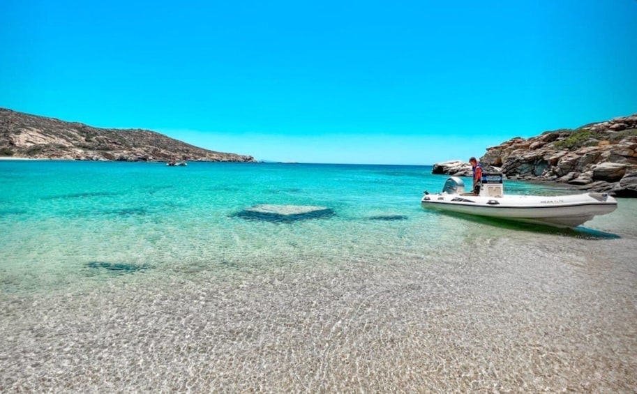 Picture 23 for Activity Milopotas: Best Beaches Boat Cruise with Snorkeling