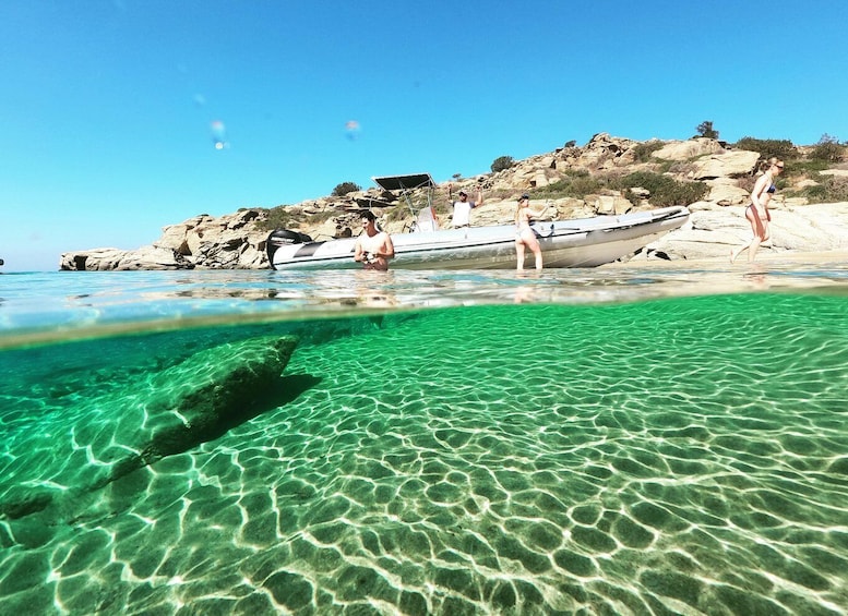 Picture 10 for Activity Milopotas: Best Beaches Boat Cruise with Snorkeling