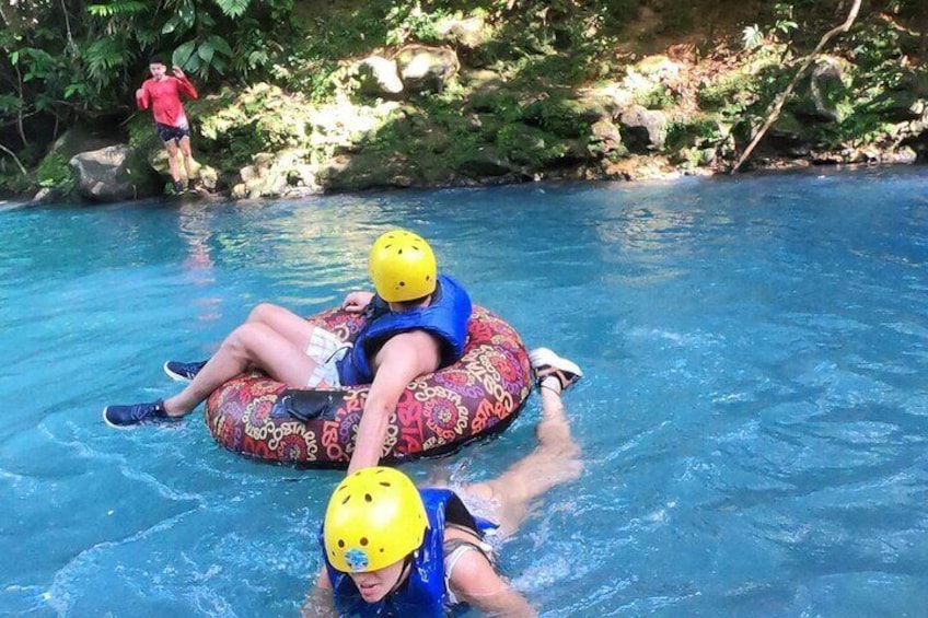 Half Day Tubing & Ziplining Experience in Rio Celeste