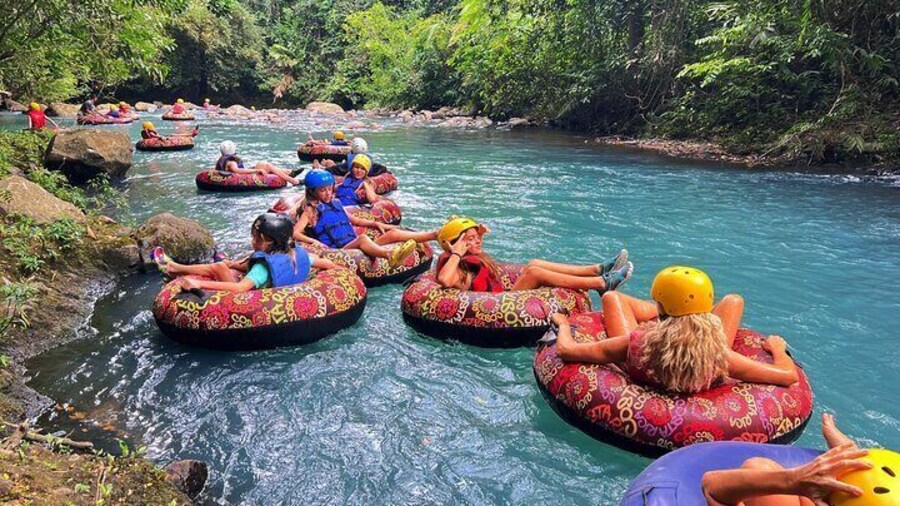 Half Day Tubing & Ziplining Experience in Rio Celeste