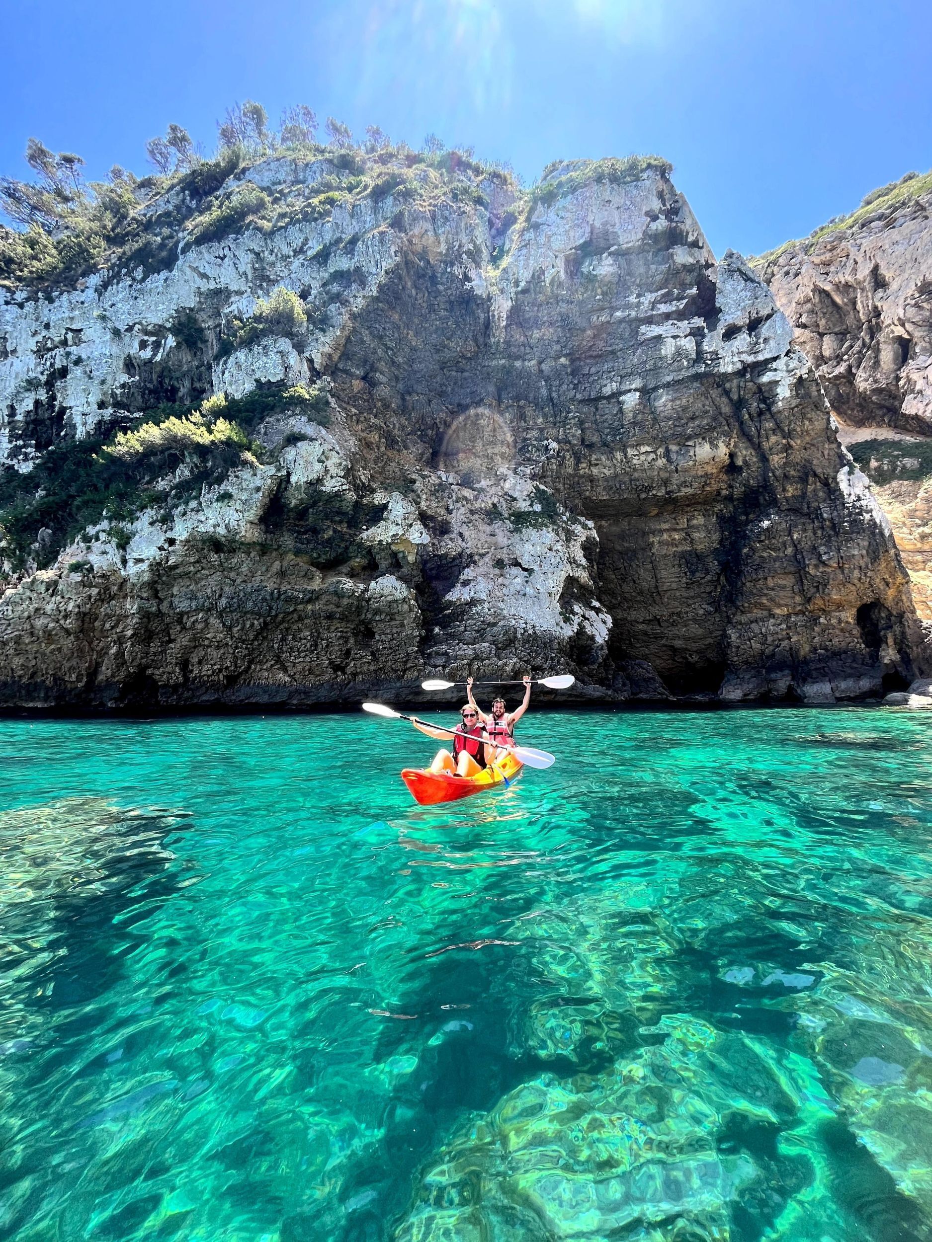 Jávea Cala Portixol Kayak Tour with Snorkel & Cliff Jumping