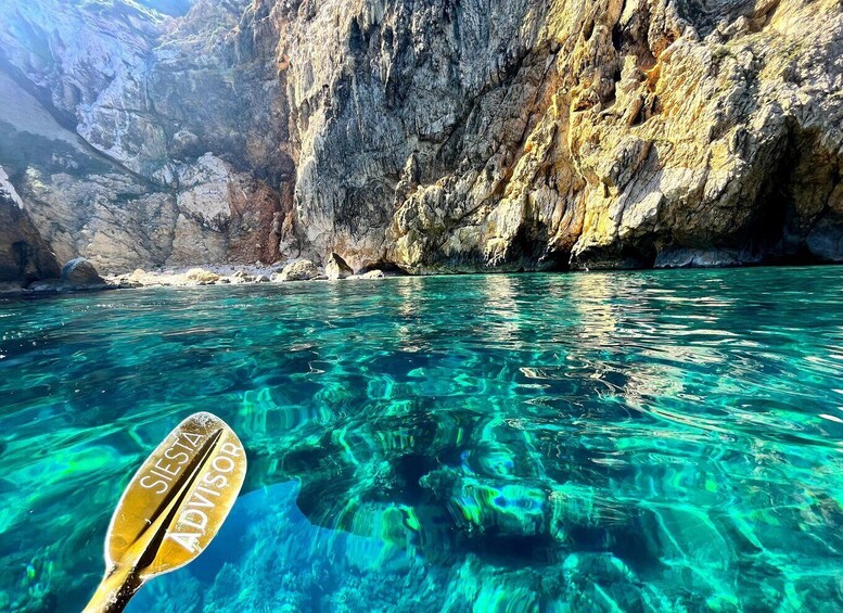 Picture 1 for Activity Jávea: Cala Portixol Kayak Tour with Snorkel & Cliff Jumping