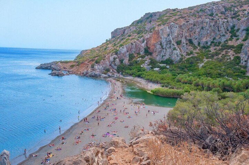 Full-Day Private Tour to Rethymno, Preveli and Kourtaliotiko