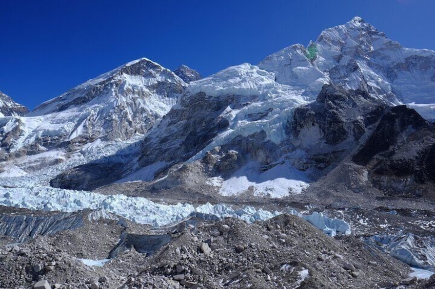 Touch the feet of the World's highest Mount Everest