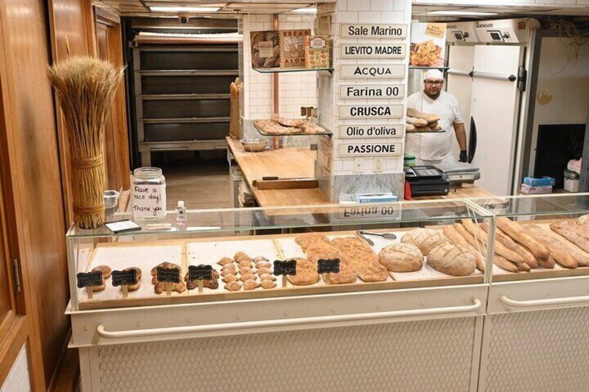 Get fresh baked bread from a local Italian bakery