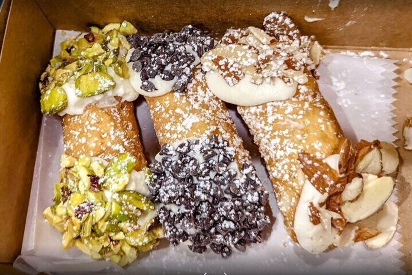 Cannoli's in a hidden North End bakery