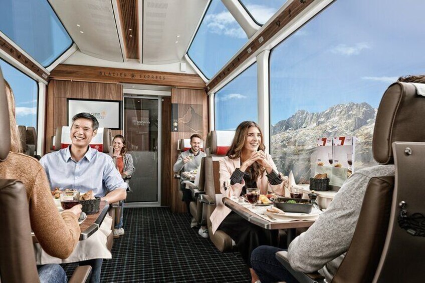 Glacier Express Train Seat Reservation Zermatt to St. Moritz