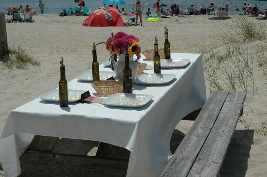 Oil Tastings Overlooking Peconic Bay Locally Sourced (Summer)