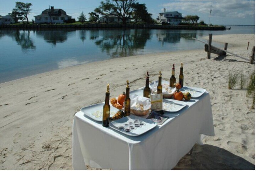 Oil Tastings Overlooking Peconic Bay Locally Sourced (Fall)