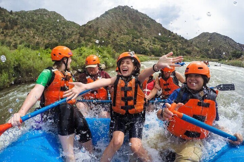 Kids love the splashy rapids of Bighorn Sheep Canyon