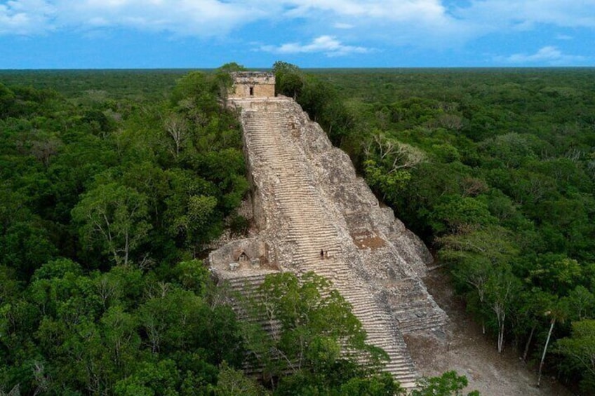 Full-Day Mayan Adventure: Coba Ruins and Cenote Swim Tour