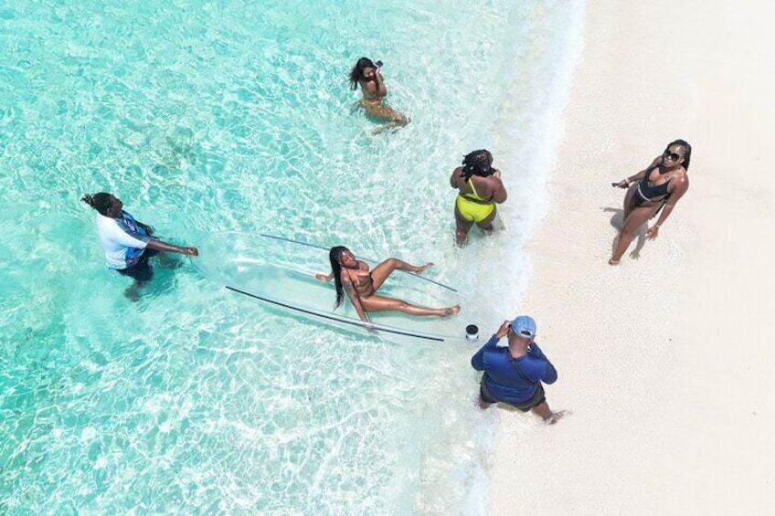 Clear Kayak PhotoShoot Grand Turk Island