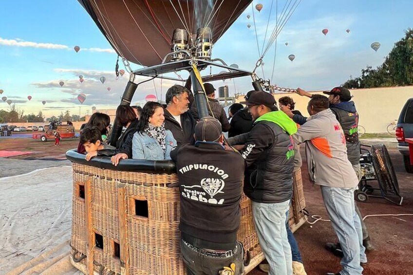 Balloon Flight Over Teotihuacan