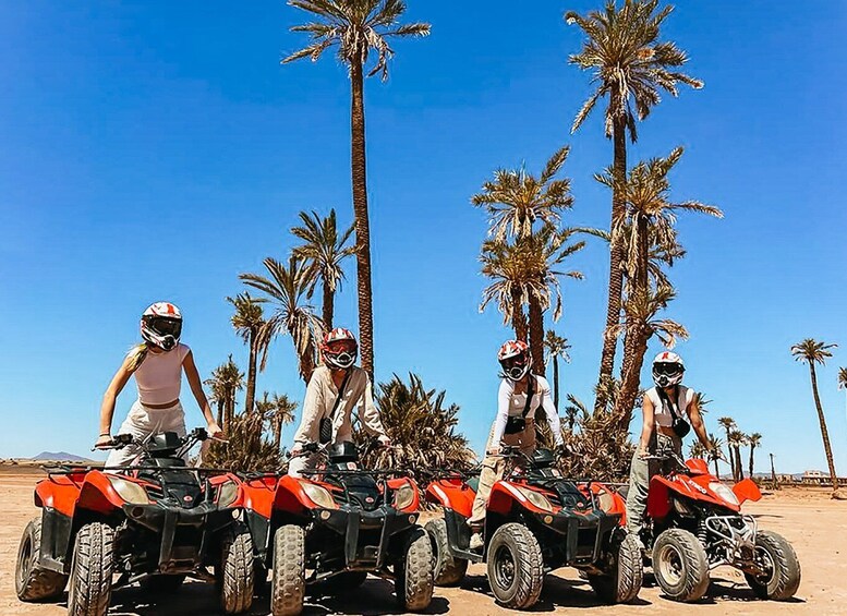 Picture 5 for Activity Marrakech: Quad Bike Tour to Palm Oasis and Jbilat Desert