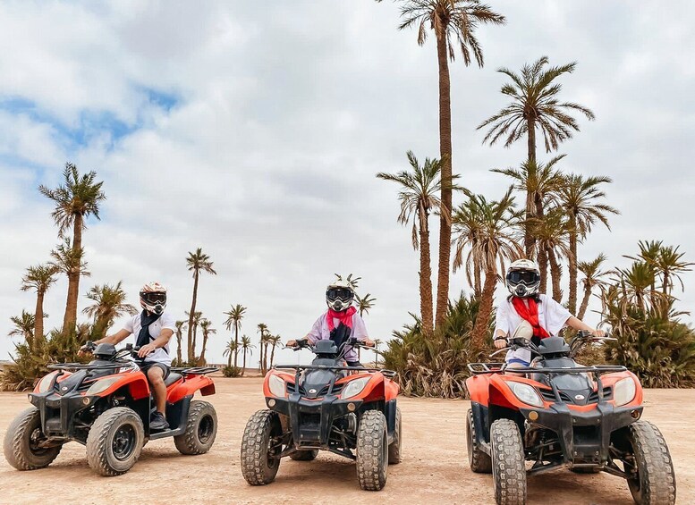 Picture 6 for Activity Marrakech: Quad Bike Tour to Palm Oasis and Jbilat Desert