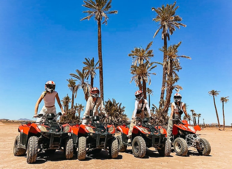 Picture 5 for Activity Marrakech: Quad Bike Tour to Palm Oasis and Jbilat Desert