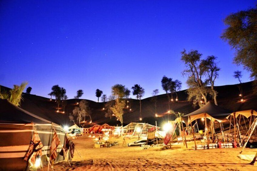 Traditional BBQ Dinner at the middle of the desert