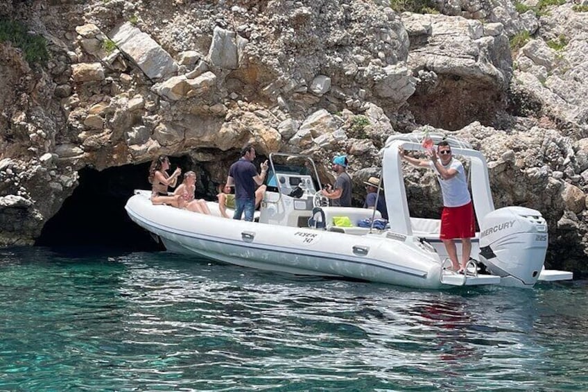 Entrance to the Cave of Lovers Favignana