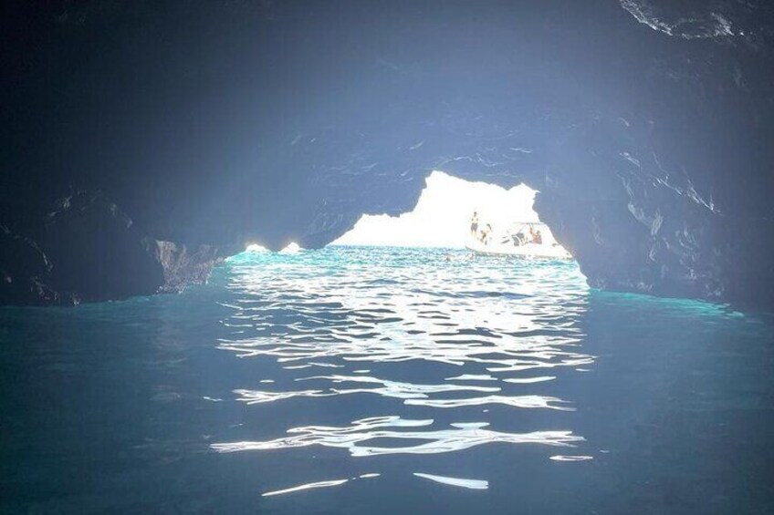 Excursions to the Egadi Grotta degli Innamaorati