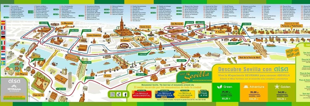 Picture 11 for Activity Sevilla: Hop-On Hop-Off & Walking Tours, Cruise & Flamenco