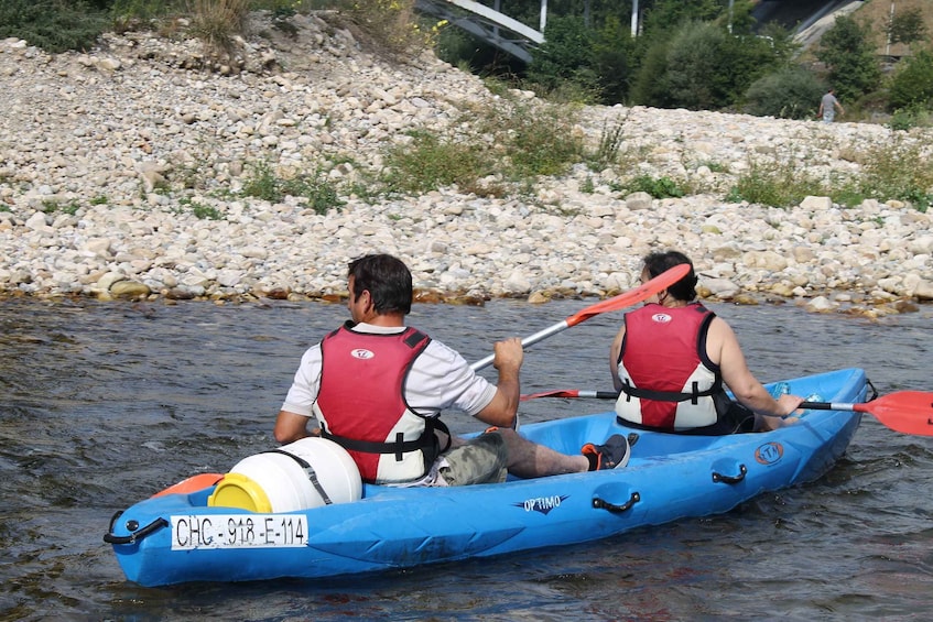 Descenso del río Sella en canoa