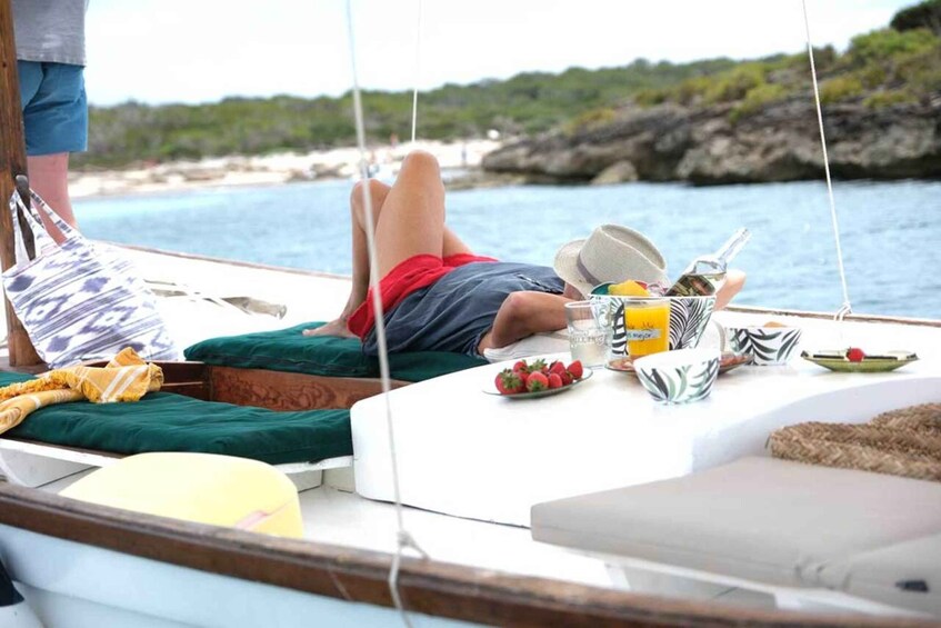 Picture 3 for Activity Mallorca: Southern Beaches Private Llaut Boat Tour