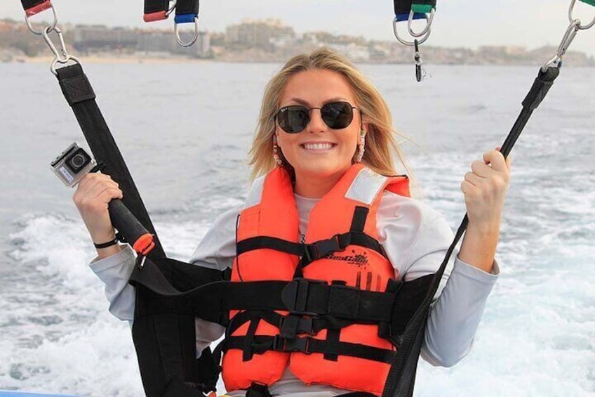 1-Hour Parasailing Adventure in El Medano Beach Mexico