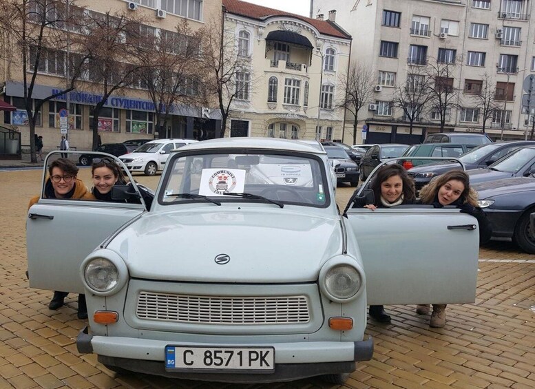 Sofia: Communist Relics Driving Tour In A Trabant Car