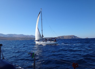 Chios: Sailing Boat Cruise to Oinouses with Meal & Drinks