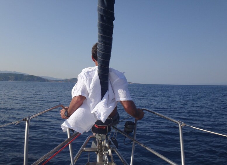 Picture 6 for Activity Chios: Sailing Boat Cruise to Oinouses with Meal & Drinks