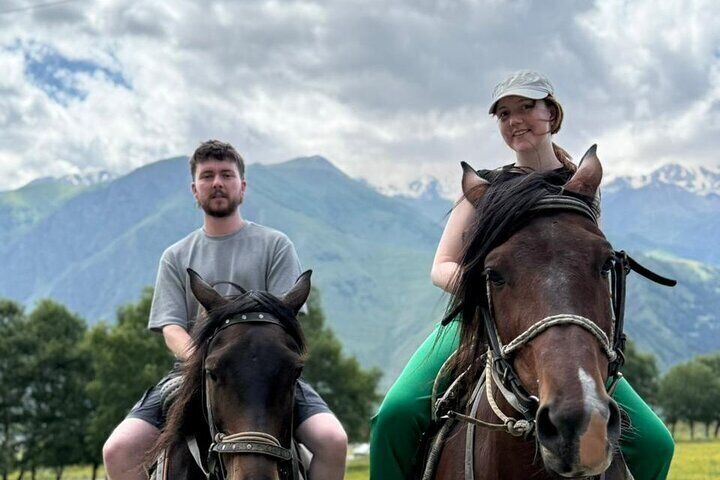 Horse riding tour in Kazbegi
