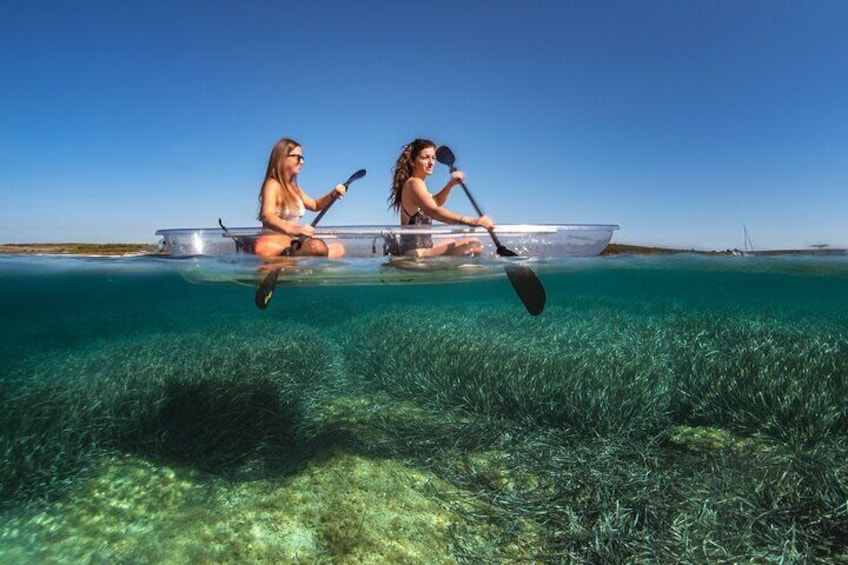 Rent a Transparent Kayak - Discover the Underwater Magic