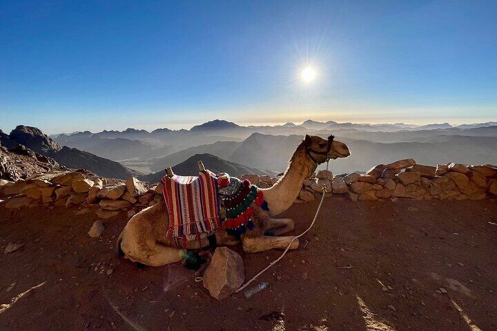 Mount Sinai and St. Catherine from Sharm El Sheikh