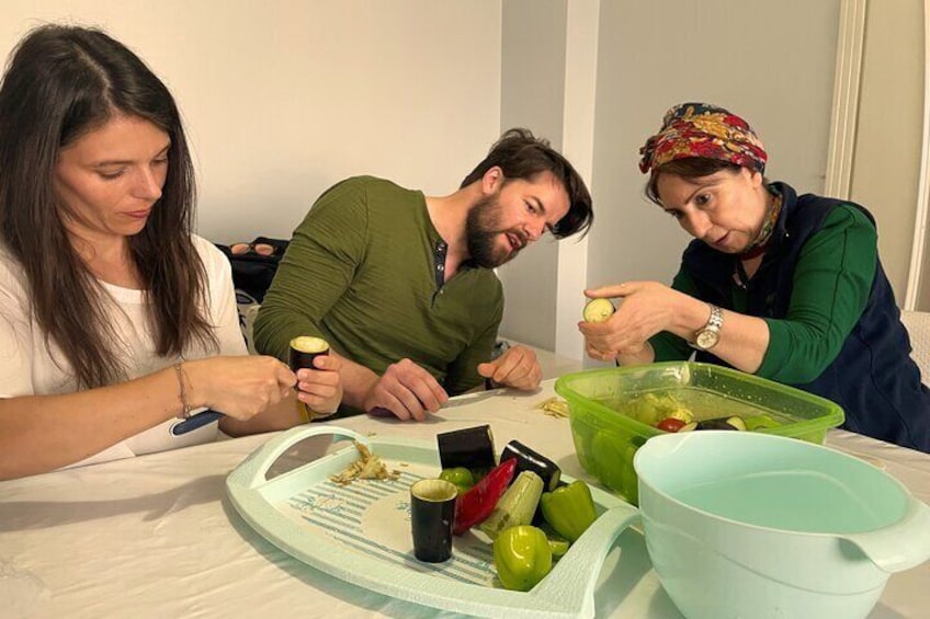 Private Turkish Cuisine Cooking Class with Local Moms