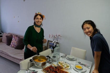 Corso di cucina privata di cucina turca con mamme locali