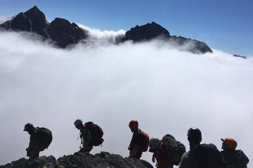 We may use technical equipment like ice axes, ropes, crampons, etc., at your guide's discretion