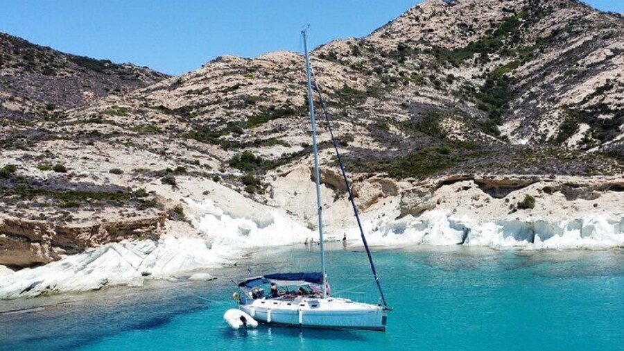 Kleftiko and Round Trip Of Milos Island Lunch & Open bar