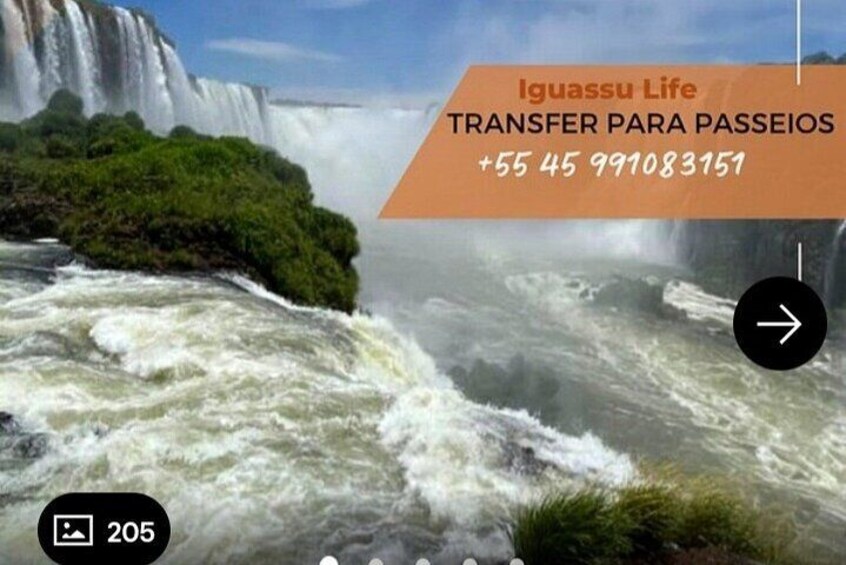 Day Tour Iguassu Falls Both Sides -Argentina and Brazil