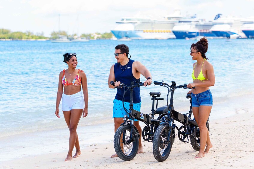 Picture 2 for Activity Nassau: Guided City Highlights and Beaches E-bike Tour