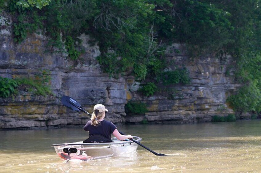 Small Group Clear Kayak Tour of Old Hickory Lake