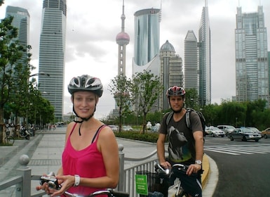 Tour de día completo en bicicleta clásica por Shanghai
