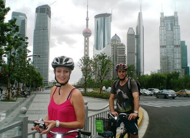 Tour de día completo en bicicleta clásica por Shanghai