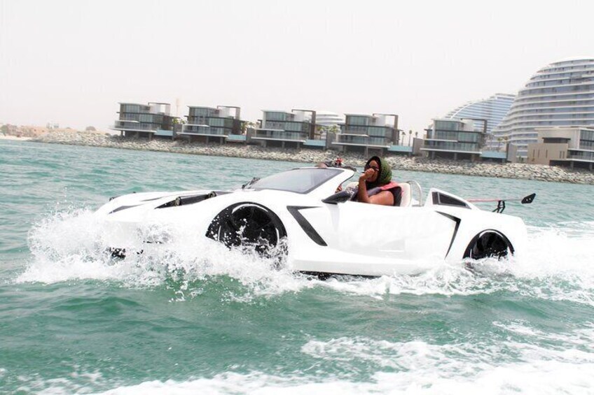 Jet Car in Dubai Private Tour 60min: Burj Al Arab to Atlantis