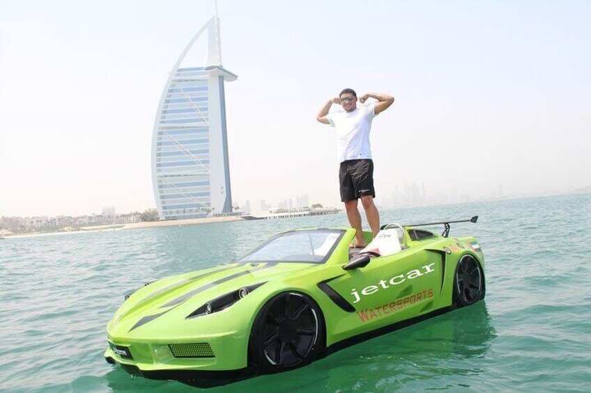 Jet Car in Dubai Private Tour 60min: Burj Al Arab to Atlantis