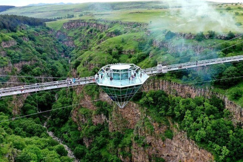 Private Tour of Tbilisi's Diamond Bridge-Kass to Dashbashi Canyon