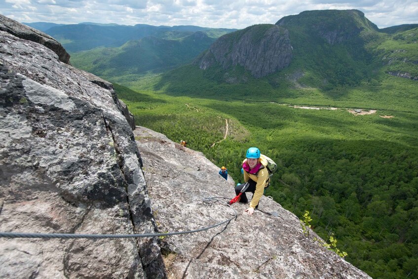 Picture 2 for Activity Charlevoix: Grands-Jardins National Park Via Ferrata Hike