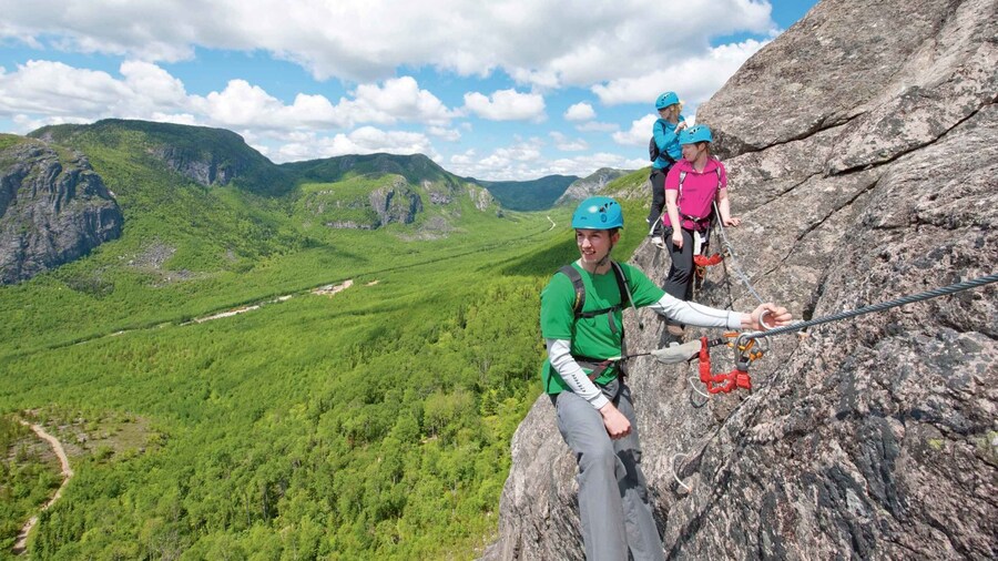 Charlevoix: Grands-Jardins National Park Via Ferrata Hike
