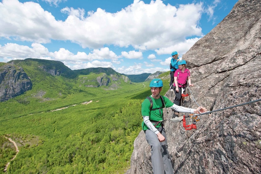 Charlevoix: Grands-Jardins National Park Via Ferrata Hike