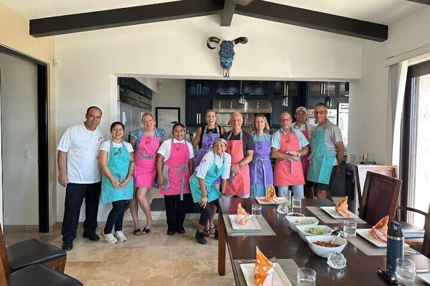 Cooking class with a Business Leadership group. Everyone had a blast!